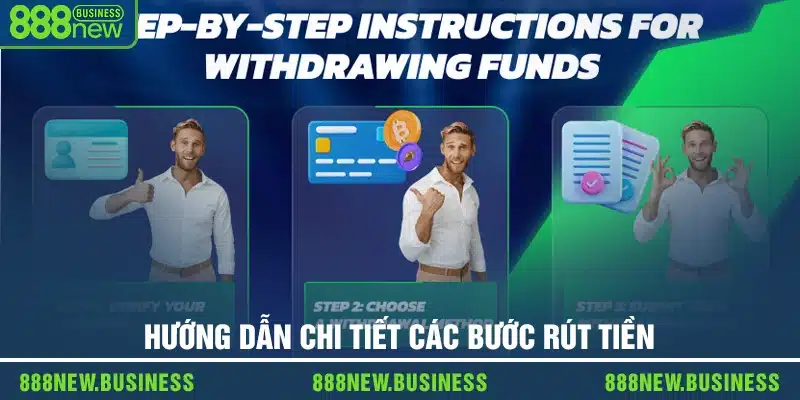 Hướng dẫn chi tiết các bước rút tiền