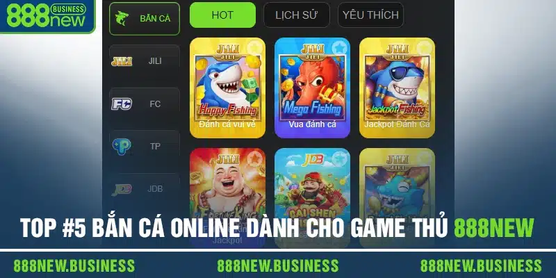 Top #5 Bắn Cá Online Siêu Chất Dành Cho Game Thủ 888new